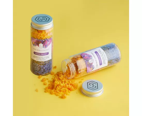 بوتانيكا ملح للنقع  بأوركيد الألوها من ذا سكين كونسيبت