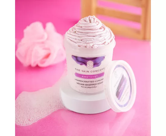 صابون نباتي مخفوق - الأميثيست - من ذا سكين كونسيبت