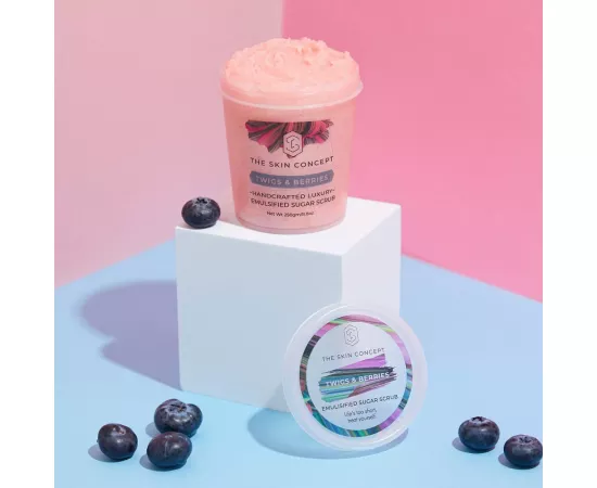 سكراب السكر إملسيفايد - التوت والأغصان - من ذا سكين كونسيبت