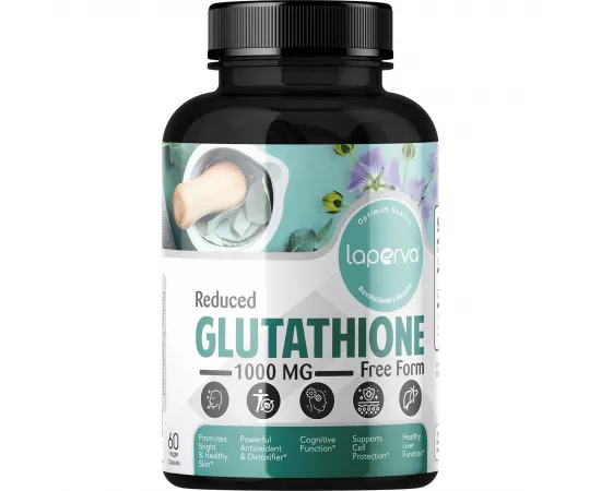 Laperva Reduced Glutathione, 60 Veggie Capsules, 1000 mg