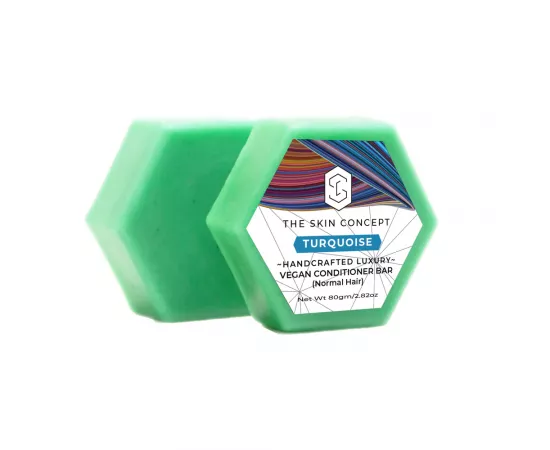  لوح بلسم نباتي صلب - فيروزي - من ذا سكين كونسيبت