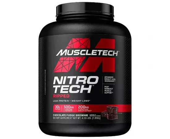 نيترو تك ريبد بنكهة براوني فادج الشوكولا من ماصل تك - 4 باوند