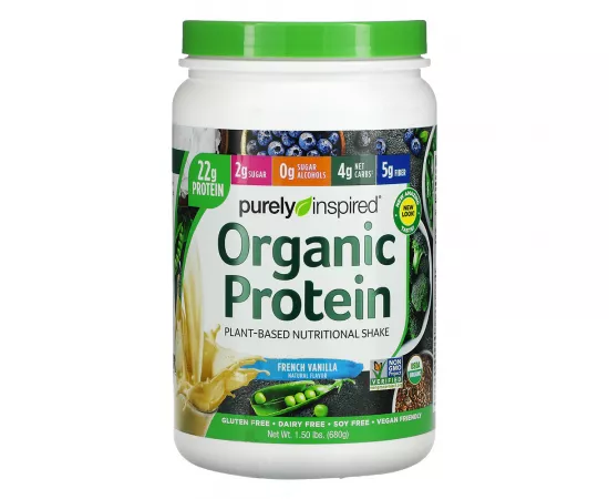 Purely Inspired Organic Protein, French Vanilla, 680 Gm