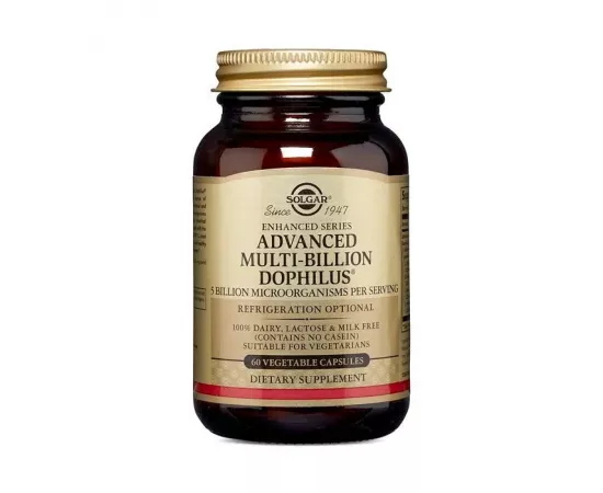 كبسولات بليون أدفانسد دوفيلوس الفيتامينات المتعددة النباتية من سولجار  60