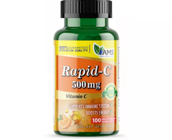 AMS Rapid C 500 Mg Tablets 100's