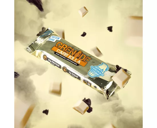 ألواح كارب كيلا بالشوكولا البيضاء والكوكيز من جرينايد