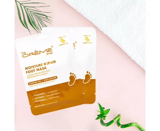  قناع للقدم مرطب ومرمم بزيت اللوز وزبدة الشيا من ذا كريم شوب