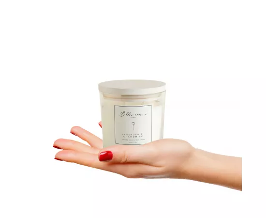 مرطبان شمع من بيل زاميه - لافيندر وبابونج