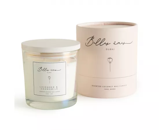  مرطبان شمع من بيل زاميه - لافيندر وبابونج