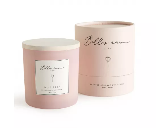  مرطبان شمع من بيل زاميه - ورد الجوري البري