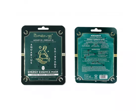 The Crème Shop Energy Essence Mask - Aquarius