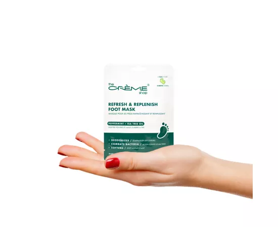  قناع للقدم منعش ومجدد بالنعناع+ والشاي من ذا كريم شوب