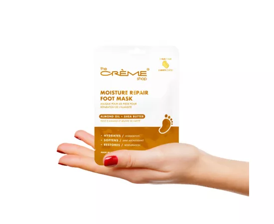  قناع للقدم مرطب ومرمم بزيت اللوز وزبدة الشيا من ذا كريم شوب