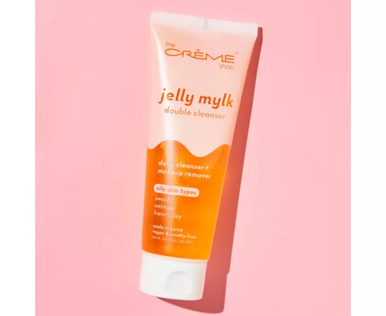 جيلي ميلك منظف دوبل بالدراق + العصيدة + طين فرنسي من ذا كريم شوب