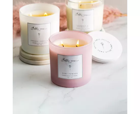  مرطبان شمع من بيل زاميه - بيبي باودر