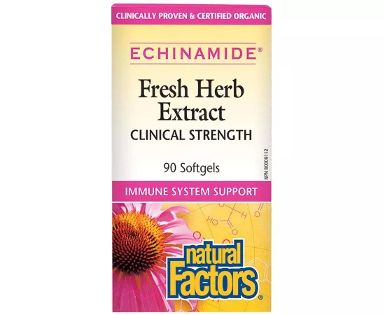 مستخلص أعشاب طازجة مكافح الزكام كلينيكال باور من ناتشورال فاكتورز - 90 سوفت جل