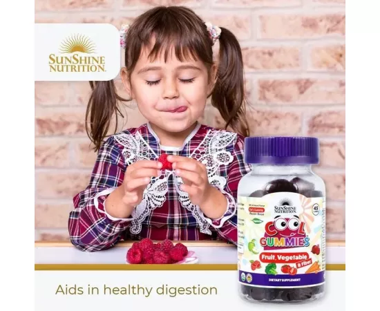 كول جاميز الألياف والفواكه النباتية من صن شاين نيوتريشين 90 