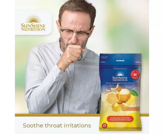  مستحلب نقاط بنكهة العسل و الليمون - بدون سكر- من صن شاين نيوتريشين 25 