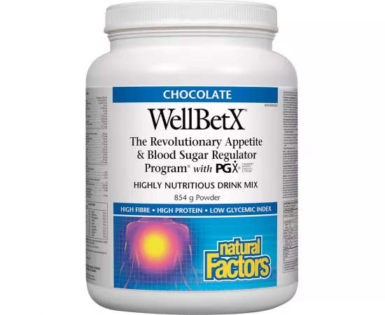 Natural Factors WellBetX The Revolutionary Appetite, Chocolate, 854 Gm
