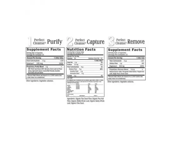  بيرفيكت كلينز كيت العضوية مع الألياف من جاردن أوف لايف جول