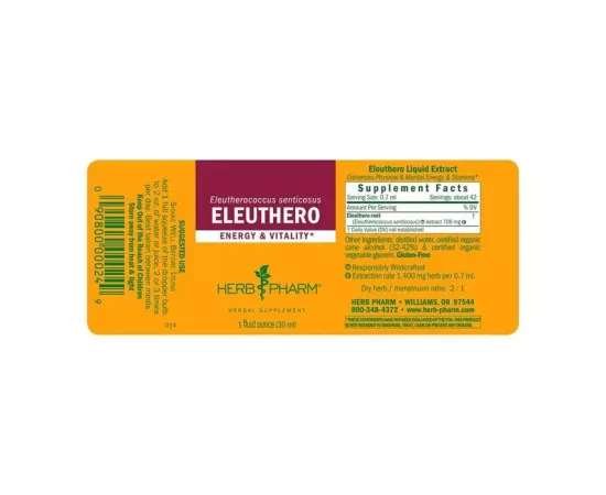  الجينسينغ السيبيري إليوثيرو -جليسيريت- من هيرب فارم   1 أوقية
