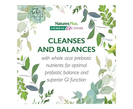 Natures Plus Herbal Actives Ara Larix Olive Leaf 750 Mg Complex 30's