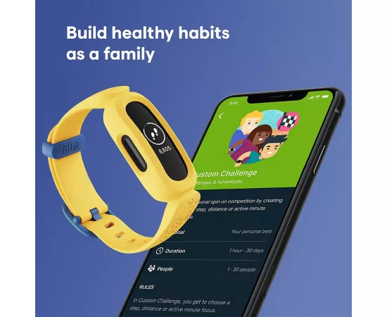 فيتبيت إيس 3 ساعة تتبع النشاط للحركة للأطفال - مينيون أصفر