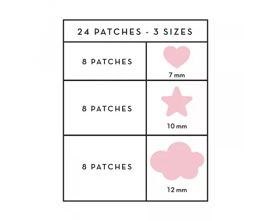 لصقات جل هايدروكولويد لحب الشباب بالحلوى القطنية من ذا كريم شوب