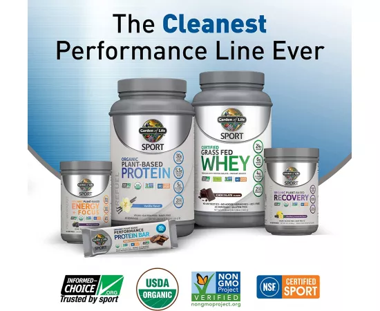  إنيرجي بلس فوكس الرياضي العضوي من جاردن أوف لايف جول  بلون أسودالتوت 15.3أوقية