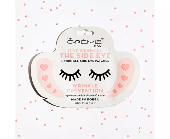 جيف رينكلز ذا سايد آي: لصقات هايدرو جل للعين مكافحة للتجاعيد بالحمض الهيالورونيك وفيتامين ج + كرنب من ذا كريم شوب