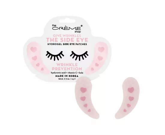 جيف رينكلز ذا سايد آي: لصقات هايدرو جل للعين مكافحة للتجاعيد بالحمض الهيالورونيك وفيتامين ج + كرنب من ذا كريم شوب