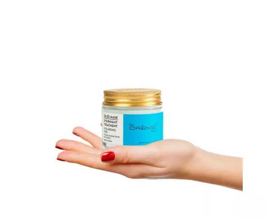 قناع جيلي ليلي معالج بحمض الهيالورونيك لترطيب مكثف ومعزز للشباب من ذا كريم شوب