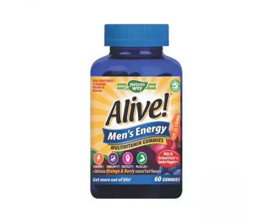 Nature's Way Alive, Men's Gummy Vitamin 60 Gummies