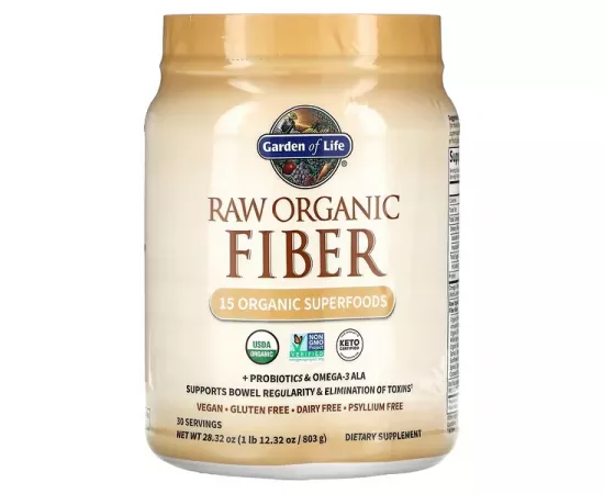  الألياف العضوية - راو - من جاردن أوف لايف جول 803مللي جرام