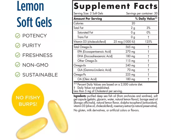 Nordic Naturals, Complete Omega-D3, 60 Softgels