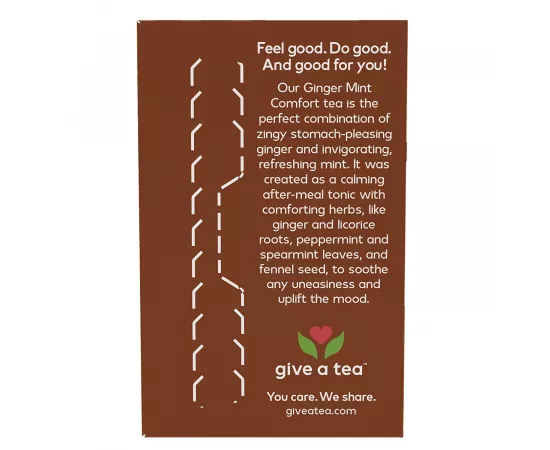 Now Foods Ginger Mint Comfort Tea 24 Tea Bags