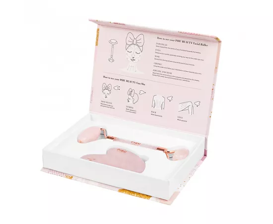 رولر للوجه من حجر الكوارتز الوردي من بيبو بيوتي