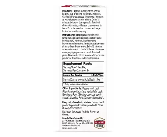 21st Century, Herbal Slimming Tea, Green Tea, 24 Tea Bags, 1.7 oz (48 g)