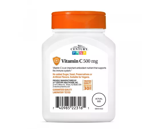 21st Century C 500mg Prolonged Release 110 Tablets
