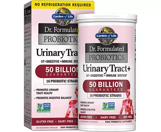 Garden of Life Dr. Formulated Probiotics Urinary Tract Plus Vegetarian Capsules 60's