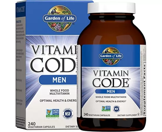 Garden Of Life Vitamin Code 50 And Wiser Men Multivitamin veggie capsules 120's