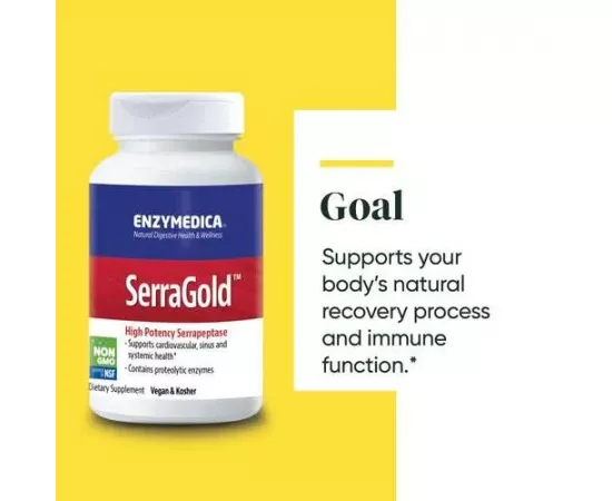 Enzymedica Serragold 60 Capsules