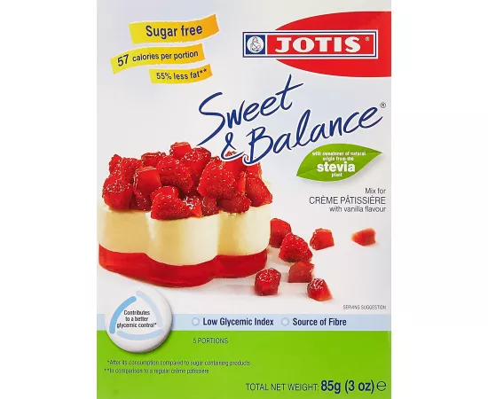 Jotis Sweet & Balance Creme Pattissierie Vanilla Flavour 85 grams
