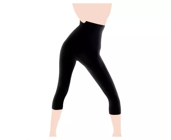 Lytess  Excel Slim Flash Flat Tummy  Capris  Black  L/XL