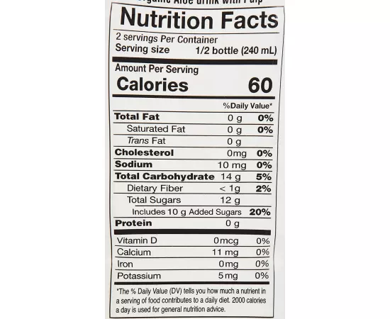 Eloa Organic Aloe Vera Drink Lychee Flavor 500ml