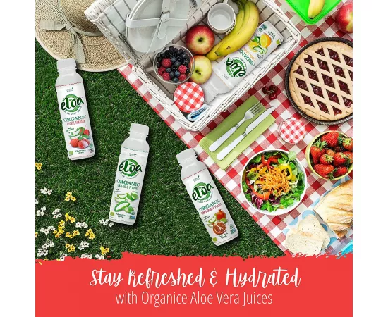 Eloa Organic Aloe Vera Drink Lychee Flavor 500ml