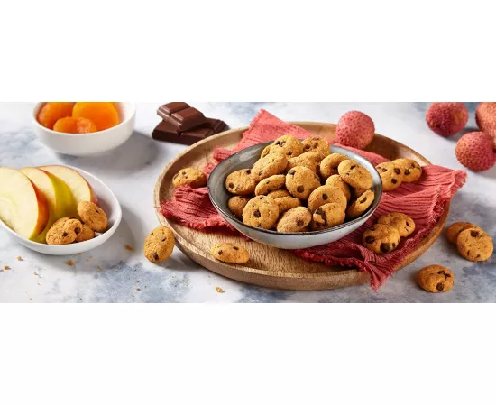 Cuetara Light - Mini Cookies with chocolate chips, 0% Added Sugar 120 grams