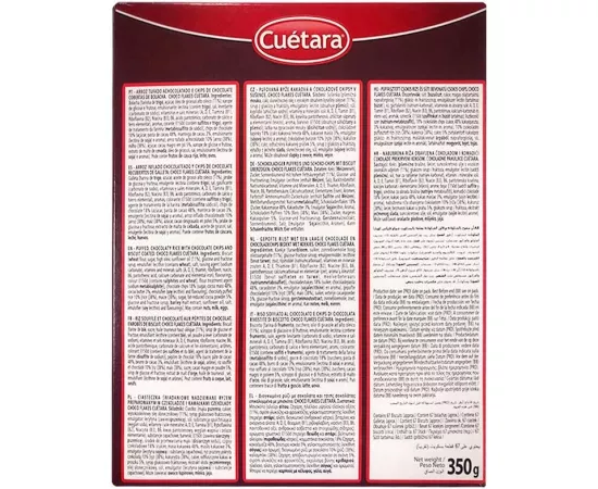 Cuetara Choco Flakes with Iron and Calcium 350 grams