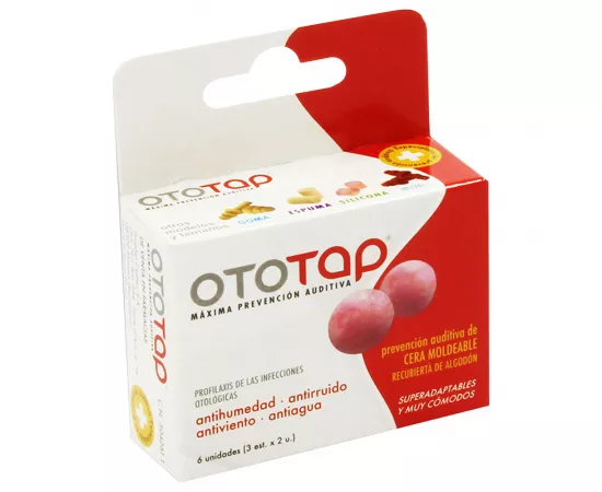 Oto Tap Ear Plugs Wax 6pcs/packet