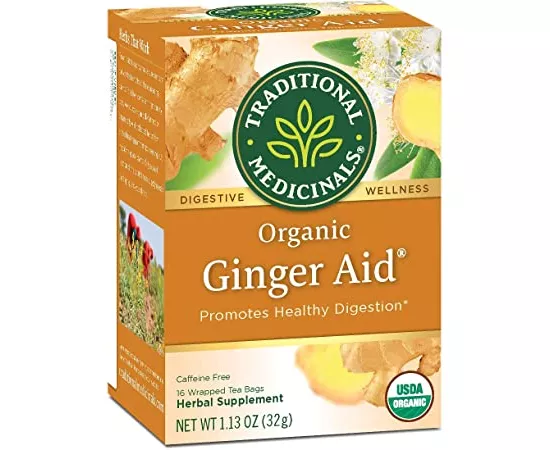 Traditional Medicinals Ginger Aid Tea Bags 16's